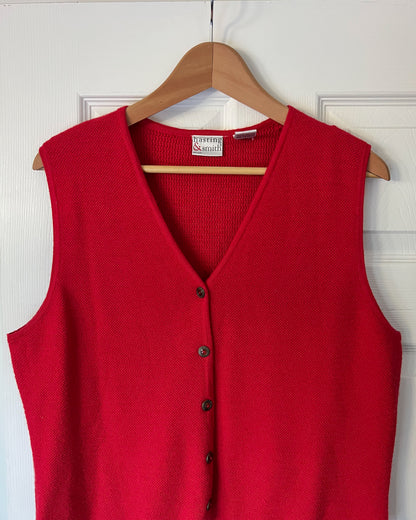 Vintage Red Vest