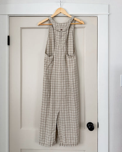 90’s Linen Plaid Dress