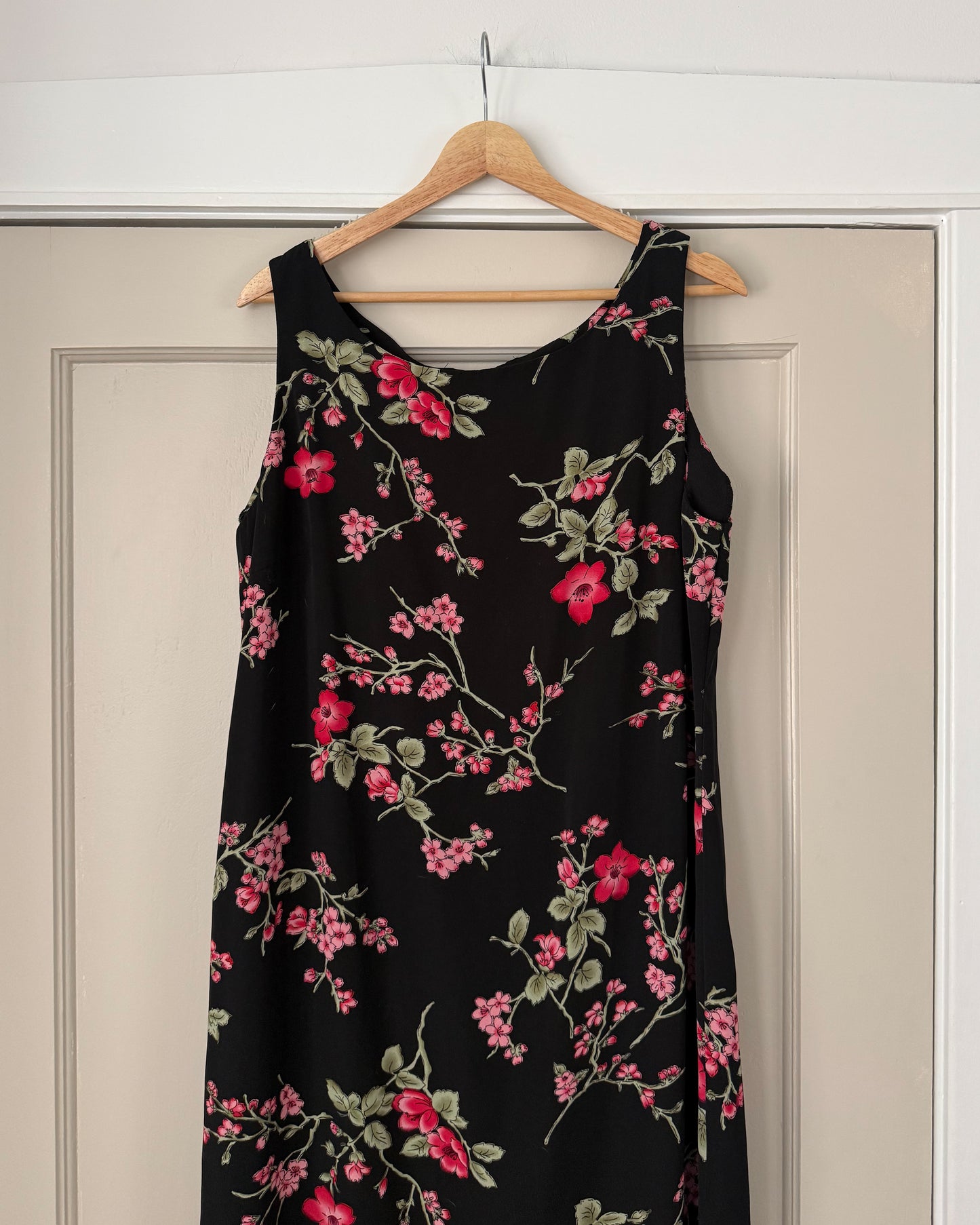 Black Floral Maxi Dress