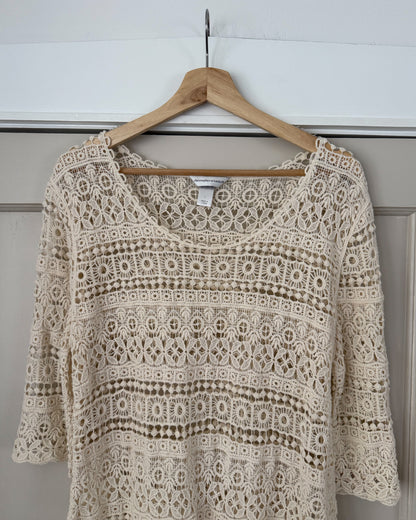 Christopher & Banks Crochet Top