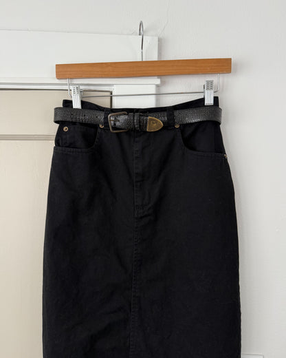 Black Maxi Skirt W26