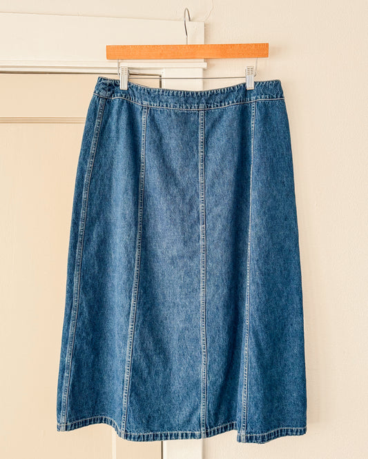 Denim Maxi Skirt