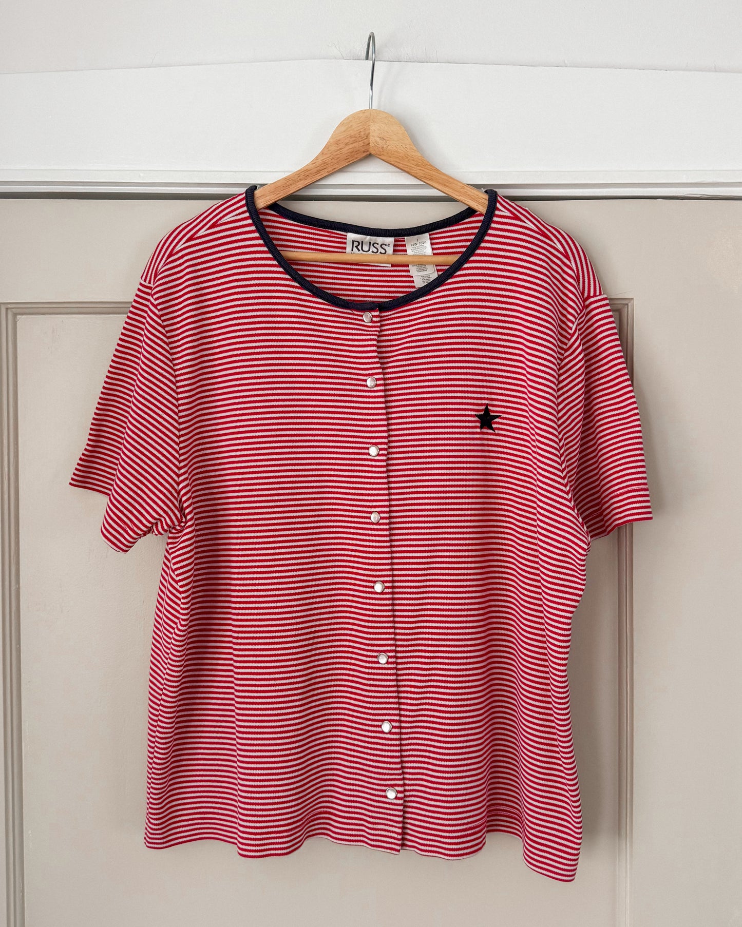 Vintage Striped Button Down