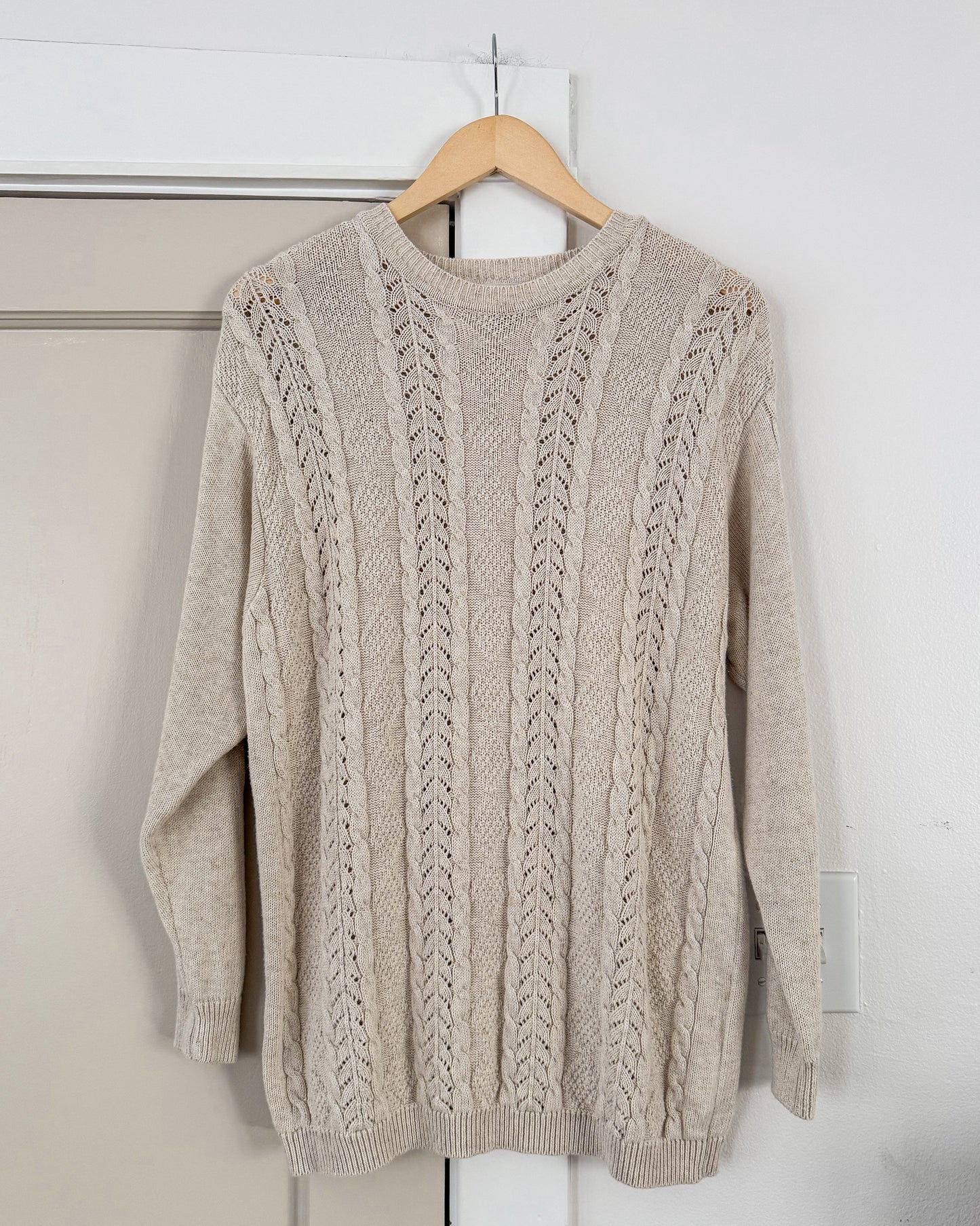 Liz Claiborne Neutral Knitted Sweater