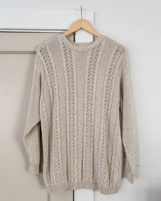Liz Claiborne Neutral Knitted Sweater