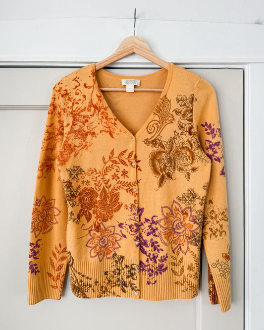 Floral Printed Cardigan