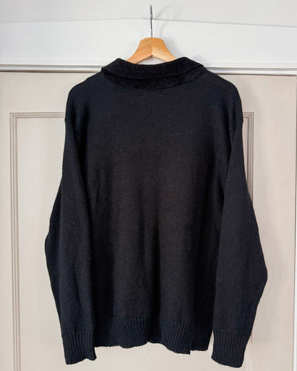 90’s Fall Leaf Cardigan Sweater