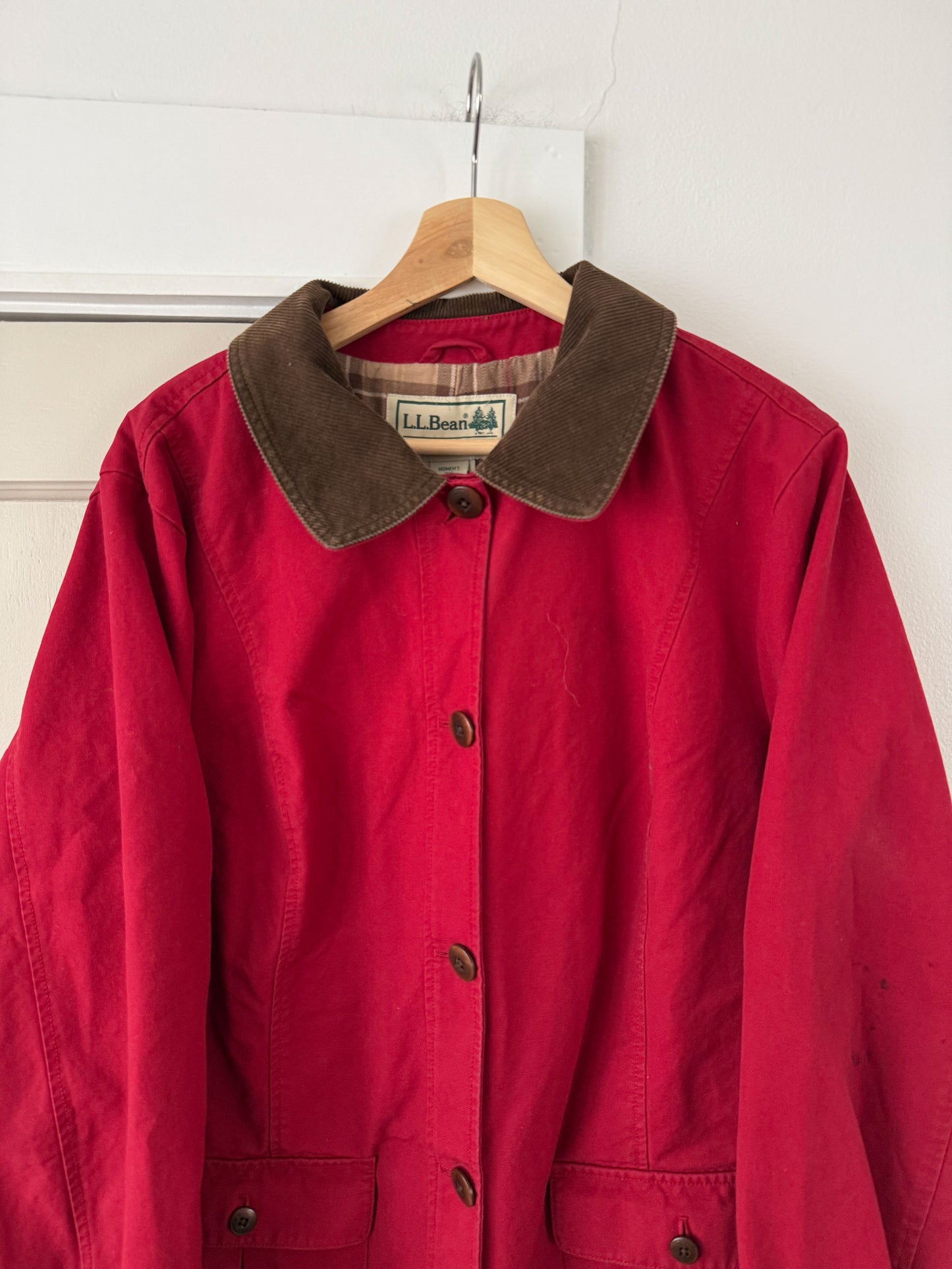 Vintage L.L. Bean Red Chore Coat