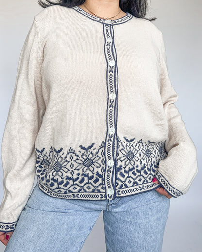 Sunflower Button Sweater