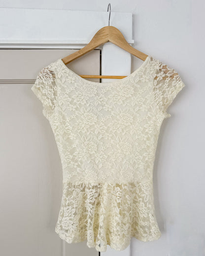Lace Bow Blouse