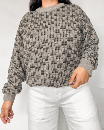 Towncraft Patterned Knitted Sweater