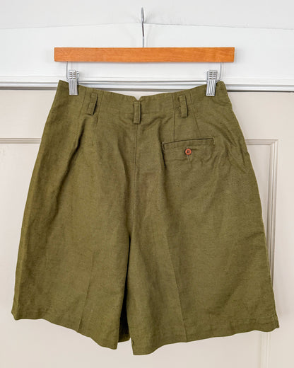 Vintage Liz Claiborne Linen High Rise Shorts