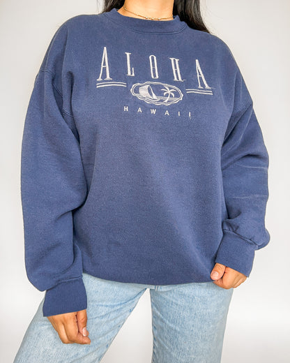 Aloha Hawaii Crew Neck