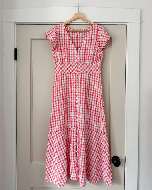 Loft Gingham Dress
