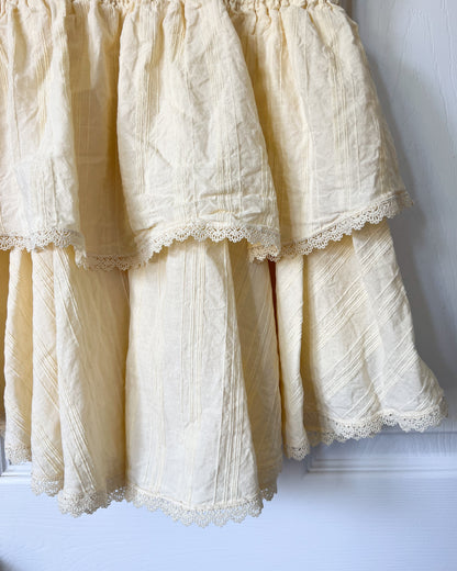 Yellow Ruffle Dress