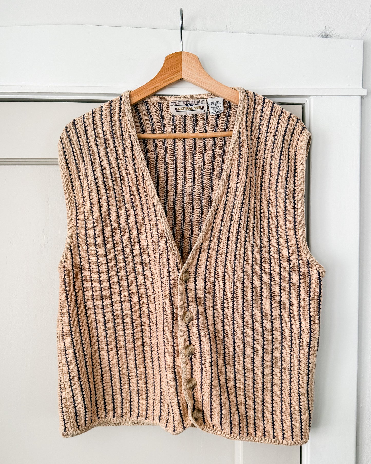 Striped Knitted Vest