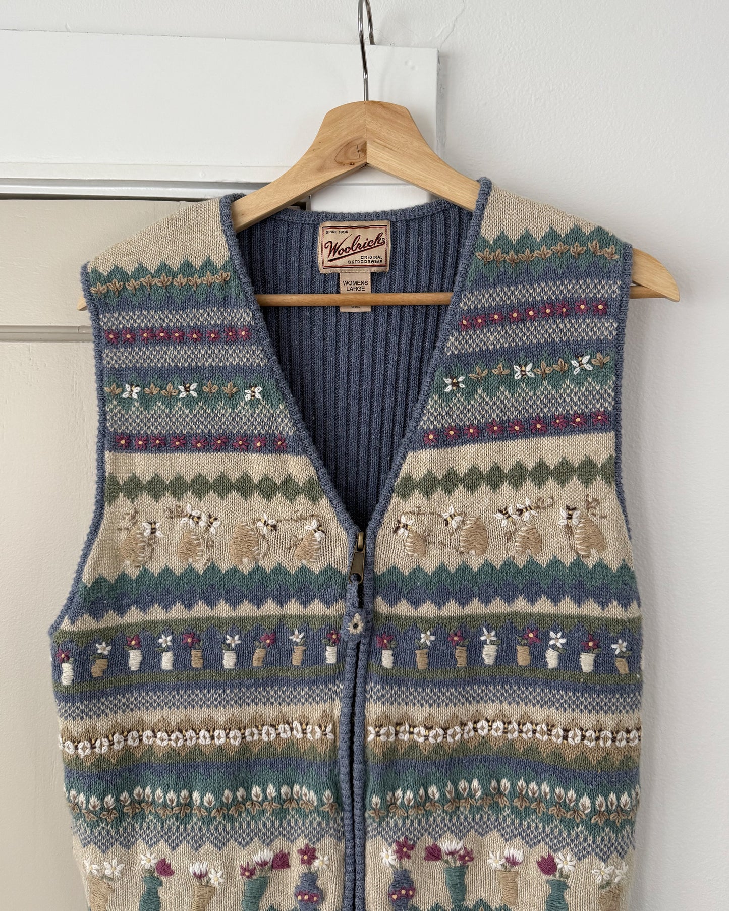 Vintage Woolrich Spring Knitted Vest