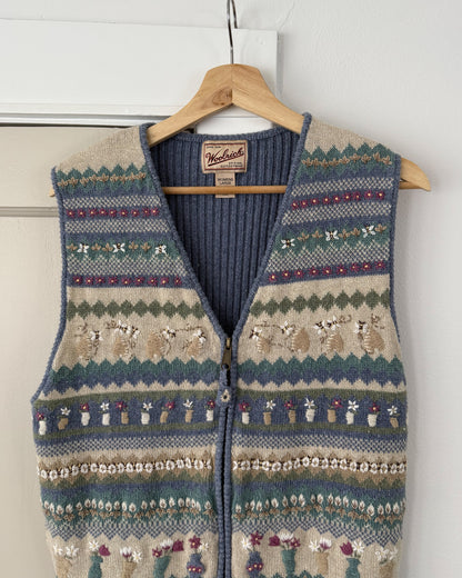 Vintage Woolrich Spring Knitted Vest