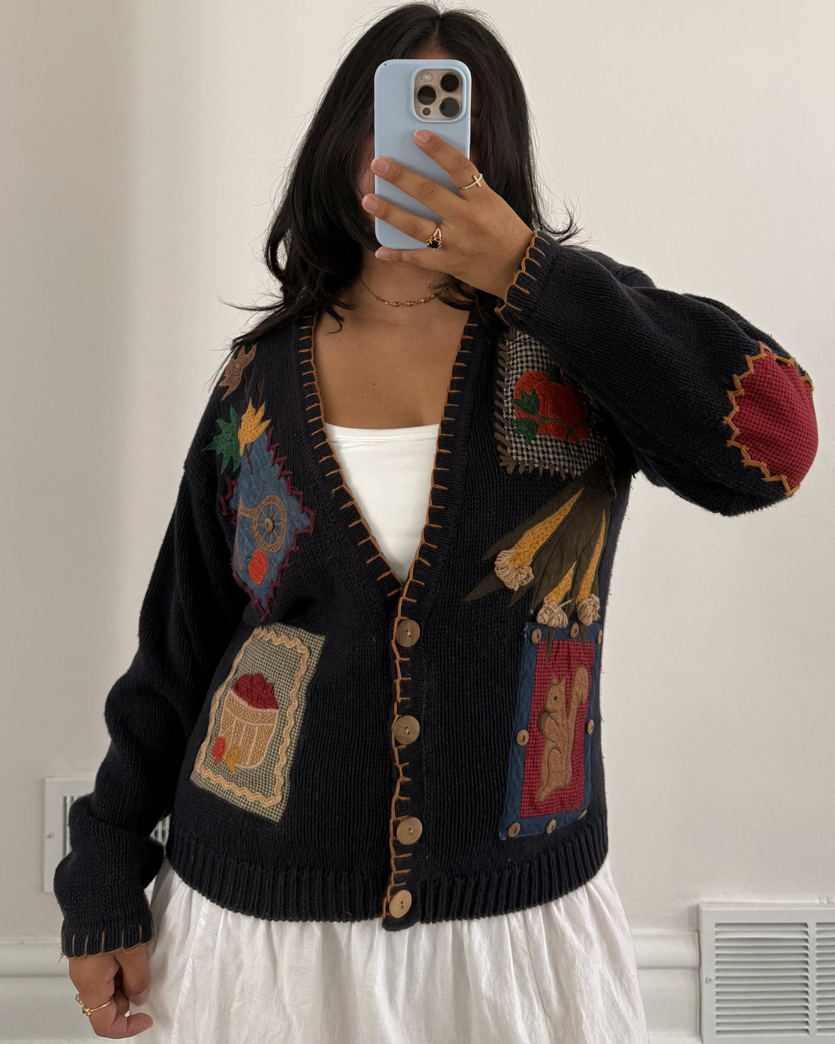 90’s Fall Cardigan Knitted Sweater