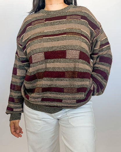 Multicolored Knitted Sweater