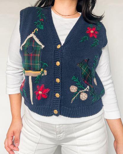 Knitted Holiday Vest
