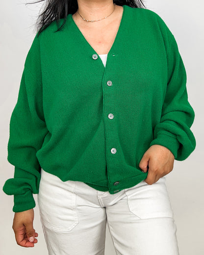 Green Cardigan