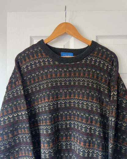 Towncraft Multi Patterned Knitted Sweater