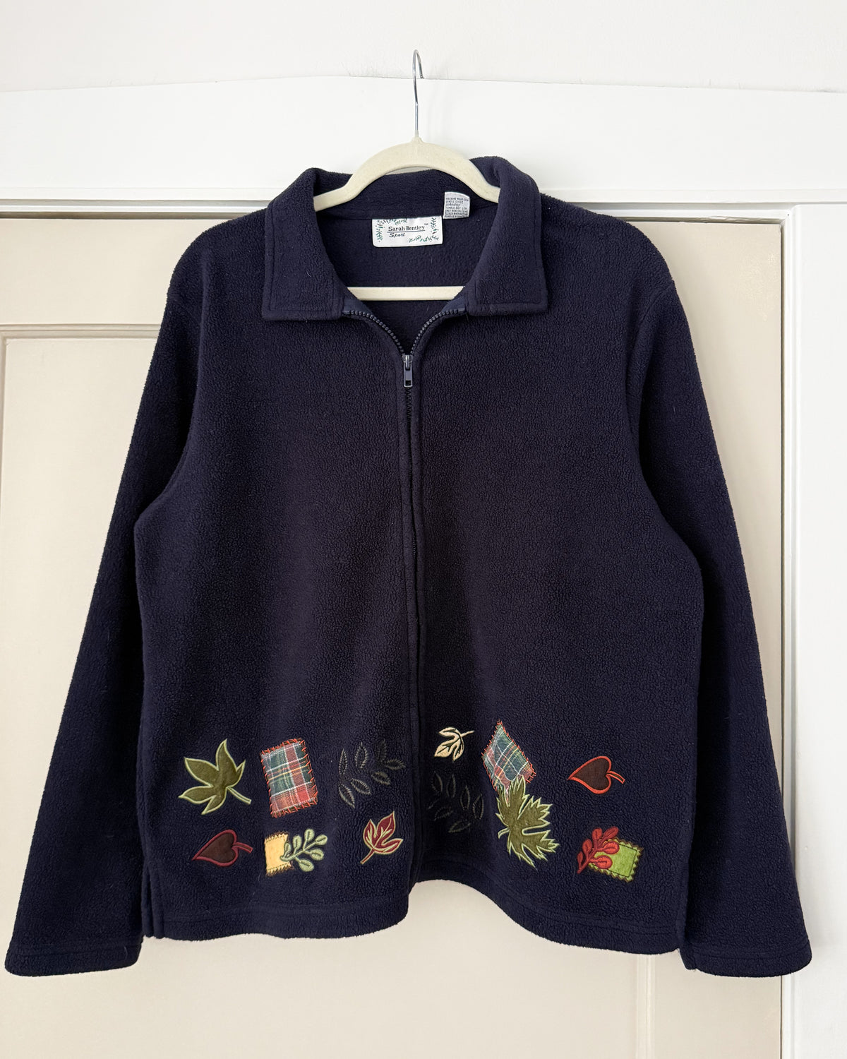 90’s Navy Fleece Fall Jacket