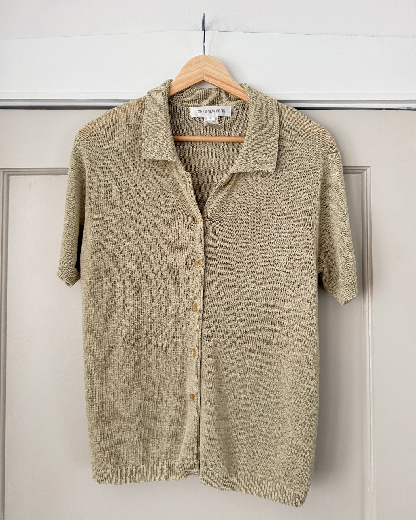 Jones NY Short Sleeve Button Down
