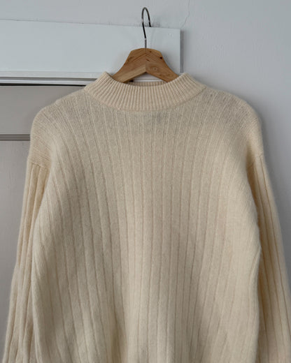 Wool Cream Sweater