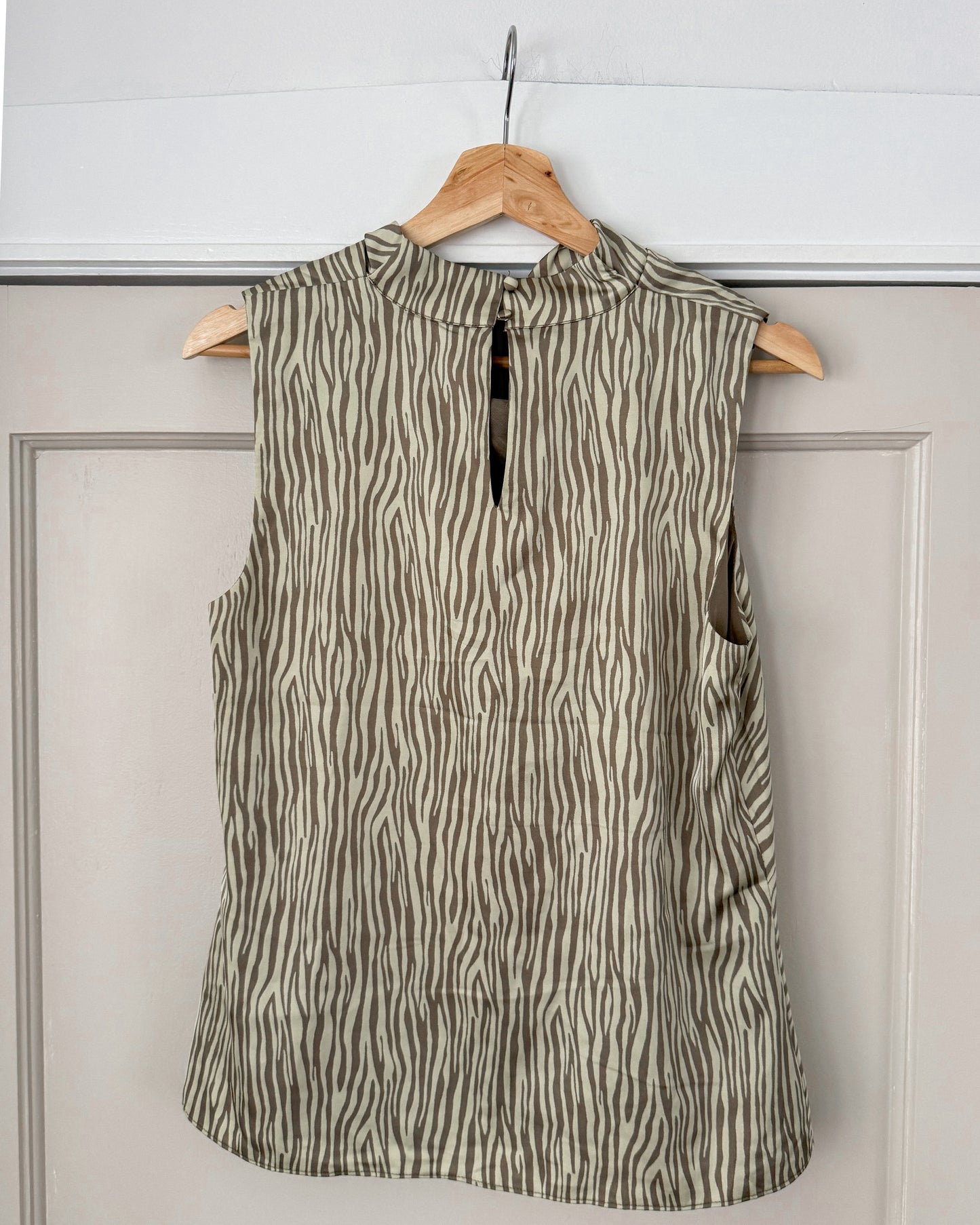 Green Zebra Tank Top