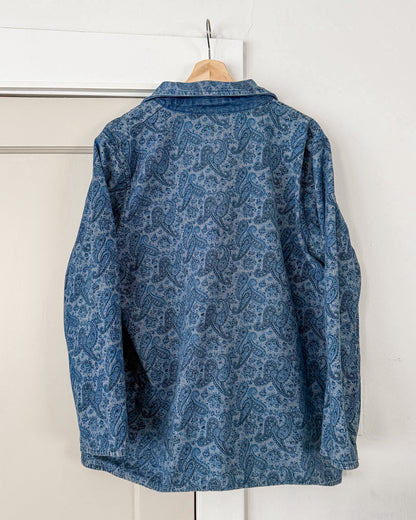 Denim Paisley Reversible Jacket