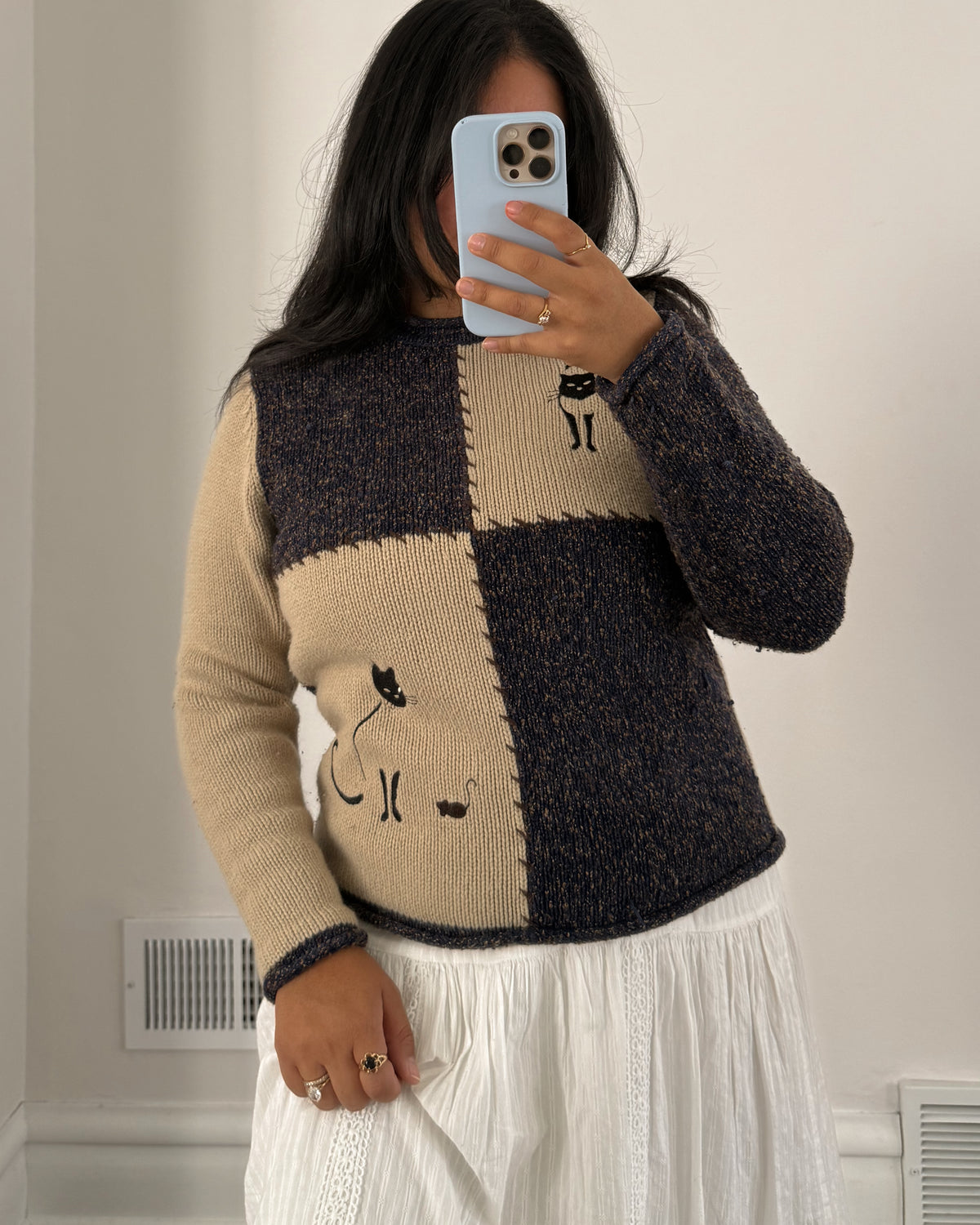 2004 Cat Knitted Sweater