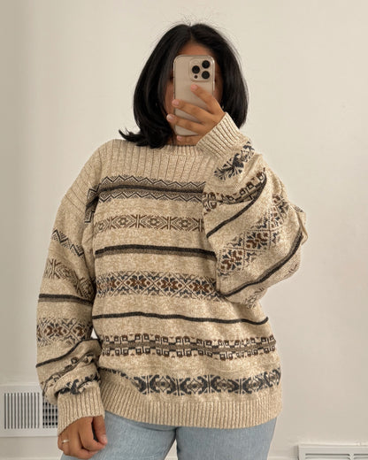St John’s Bay Pattern Knitted Sweater