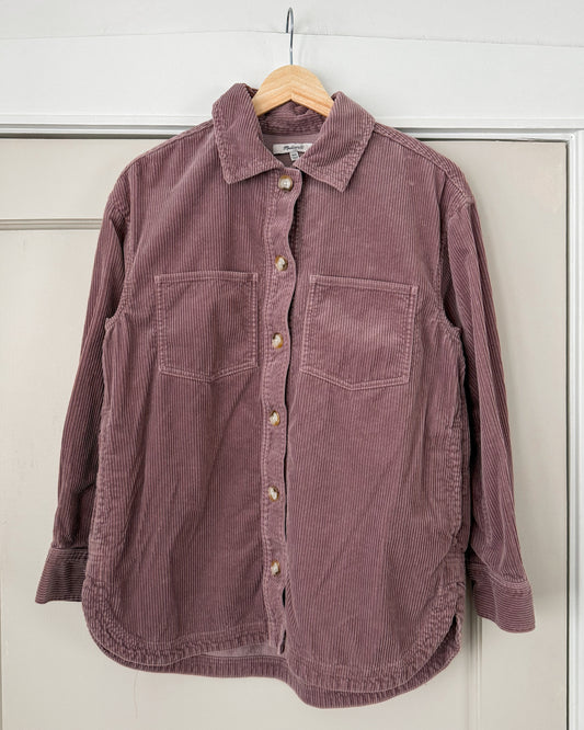 Madewell Lilac Corduroy Jacket