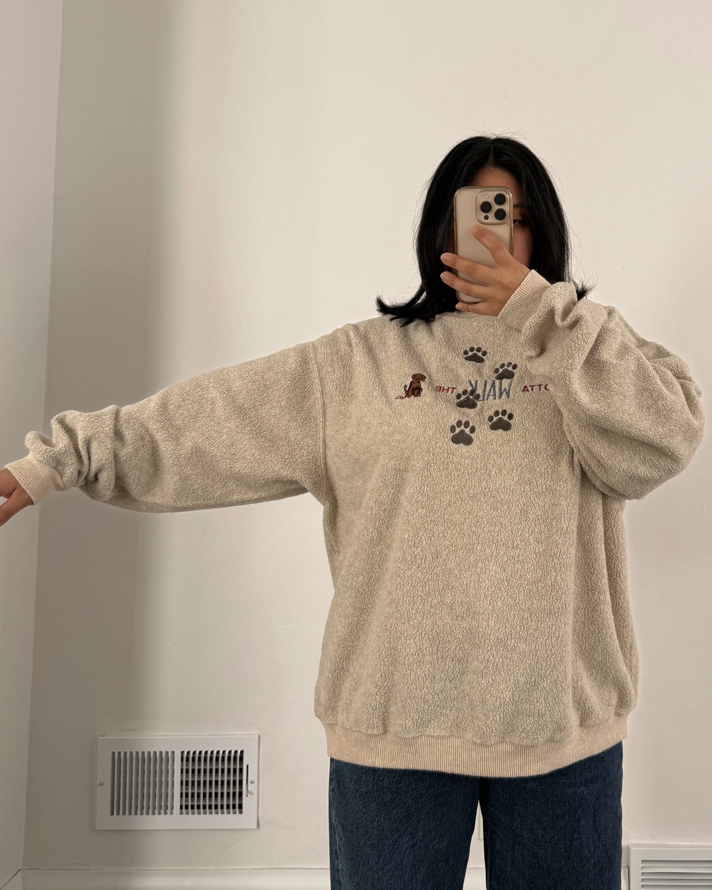 Vintage Dog Fleece Crewneck