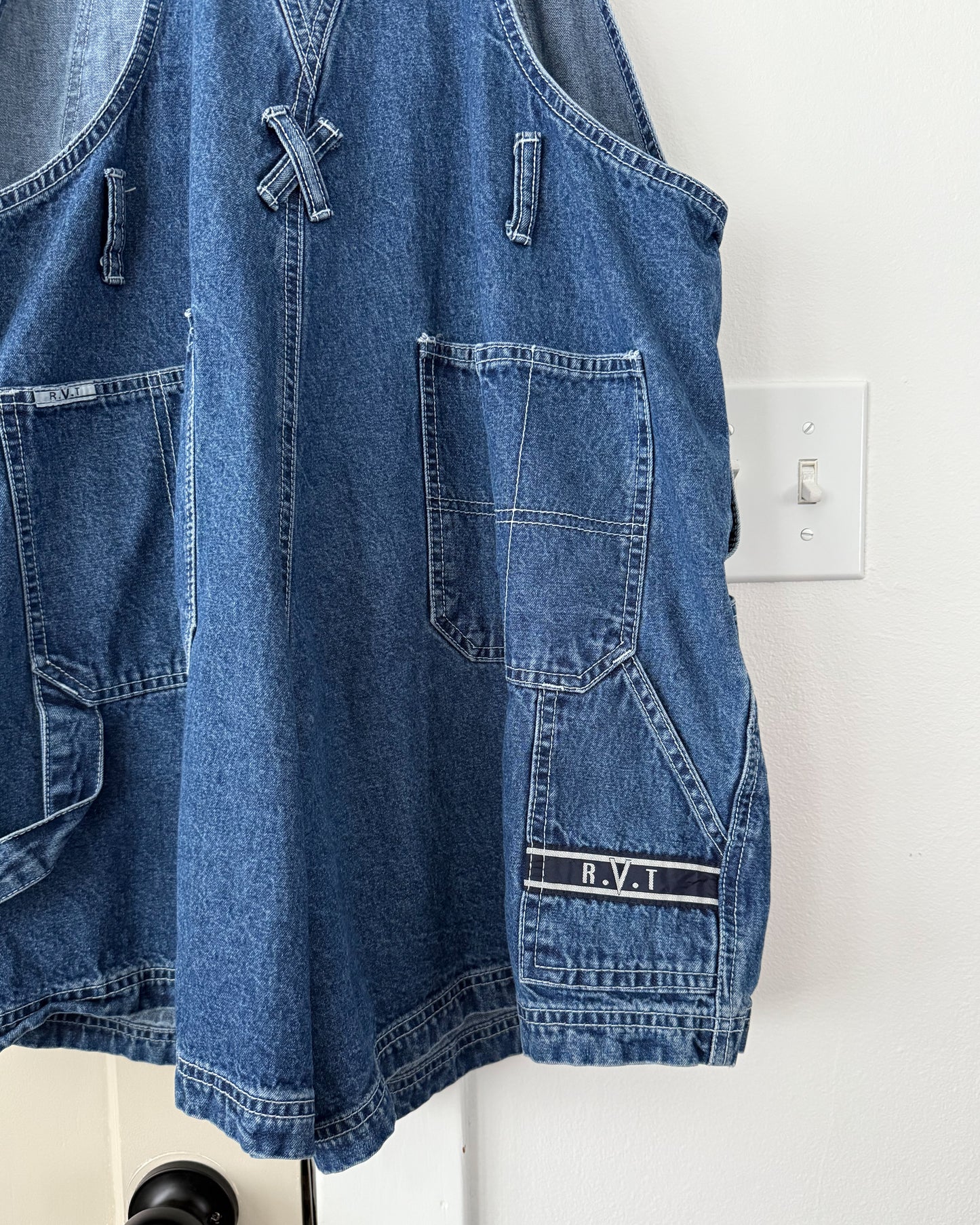 RVT Denim Short Overalls