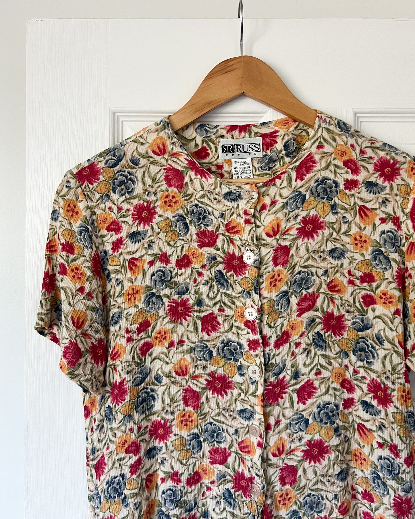 Floral Button Up