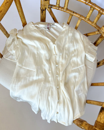 Dolan Pleated Blouse
