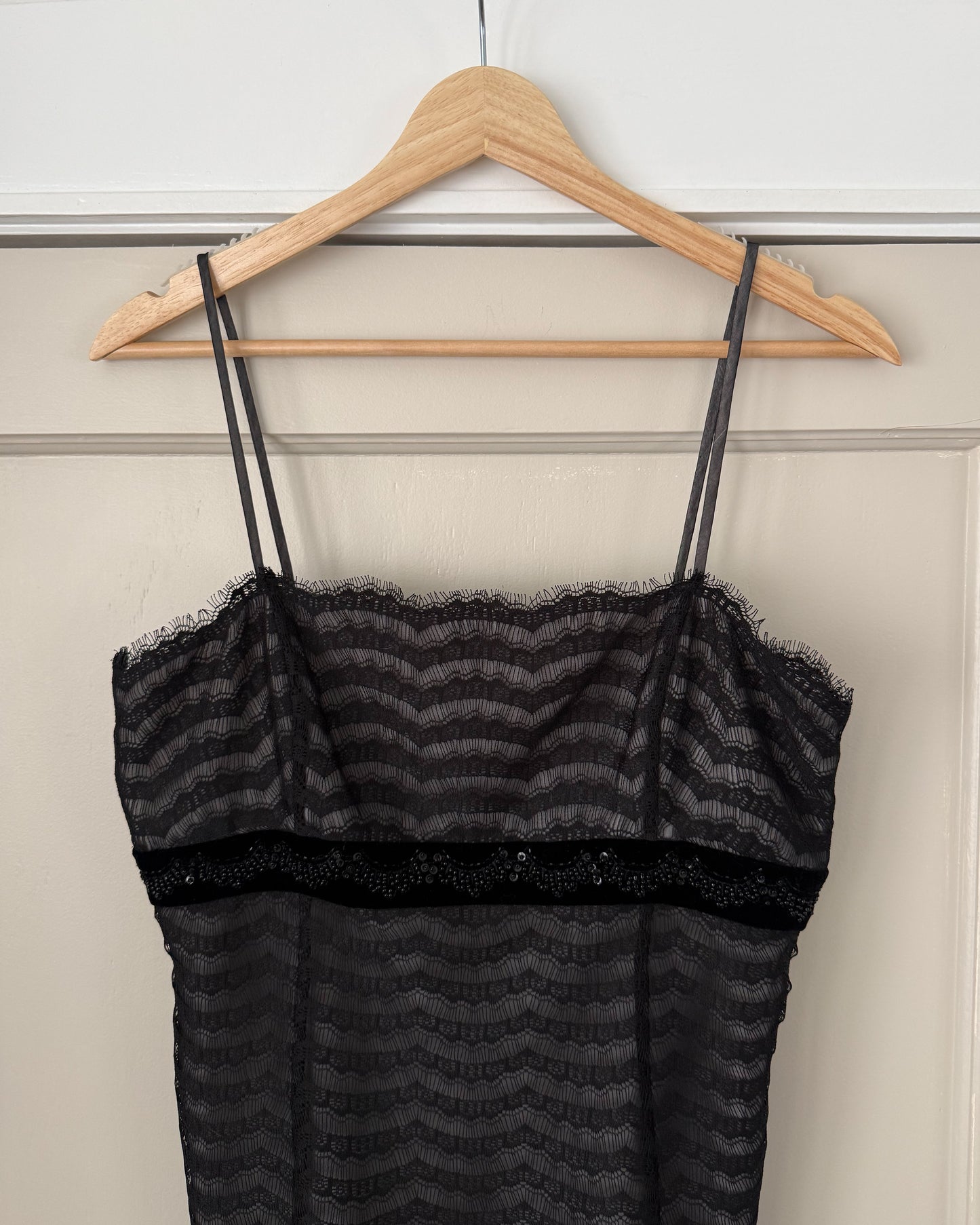 Ann Taylor Black Lace Tank Top