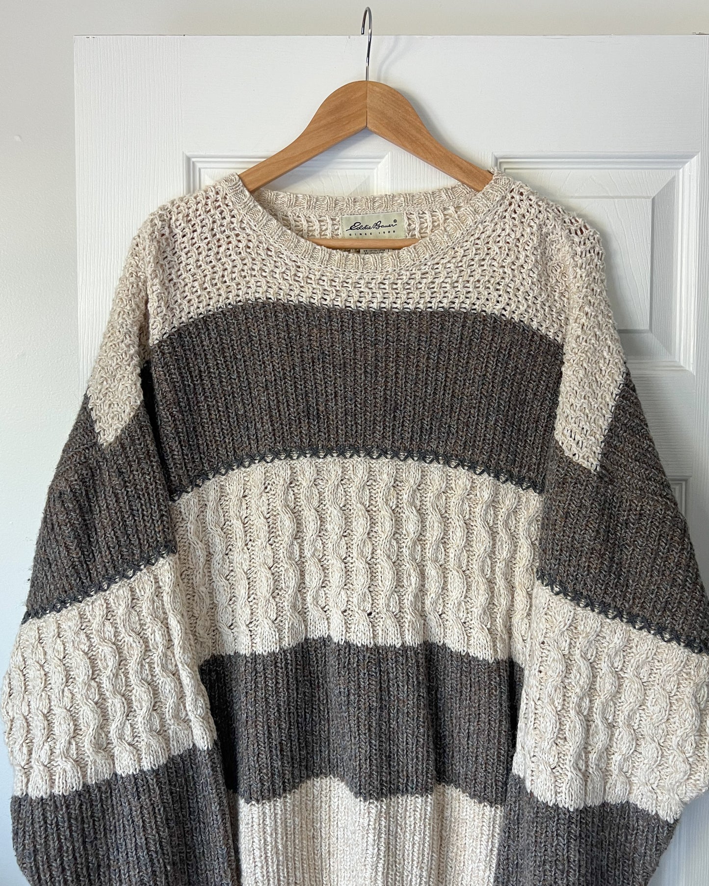 Vintage Eddie Bauer Neutral Knitted Sweater