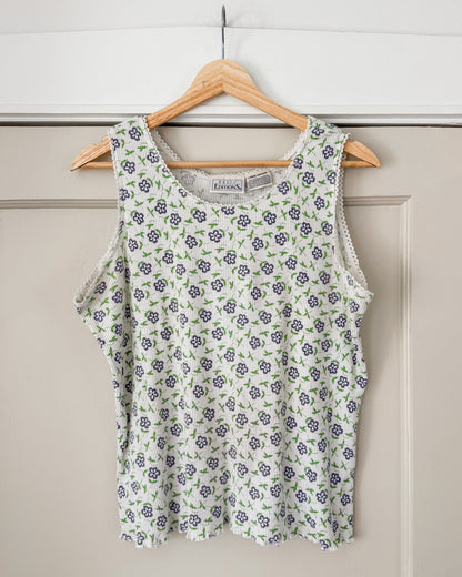 Vintage Floral Tank Top