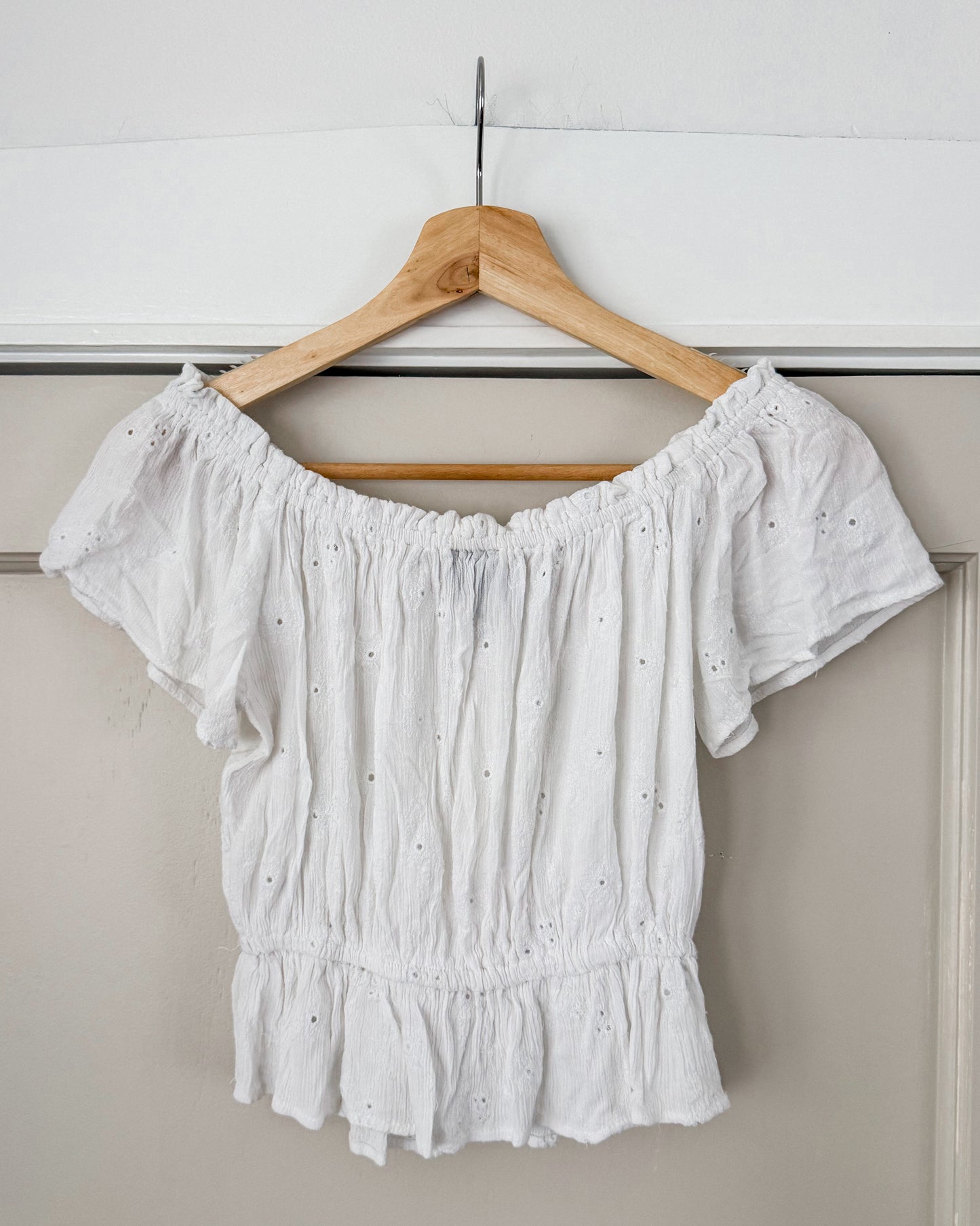 Angie Eyelet Top