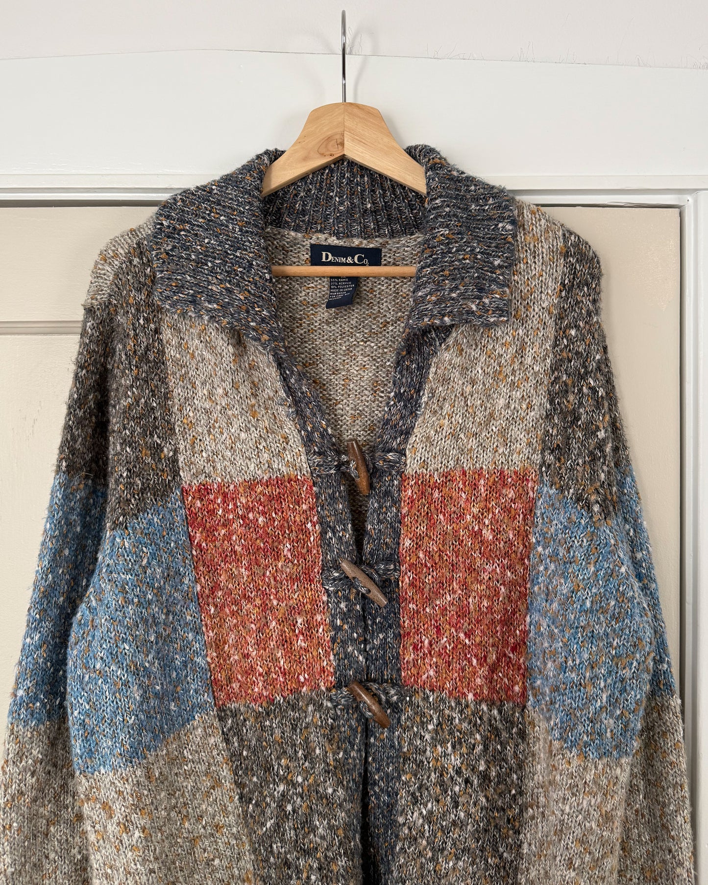 Colorblock Long Cardigan