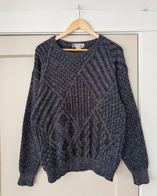 Vintage Multicolored Wool Blend Sweater