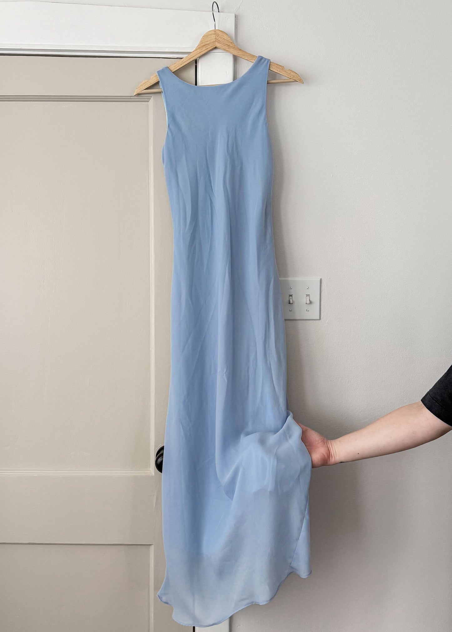Vintage Baby Blue Maxi Dress