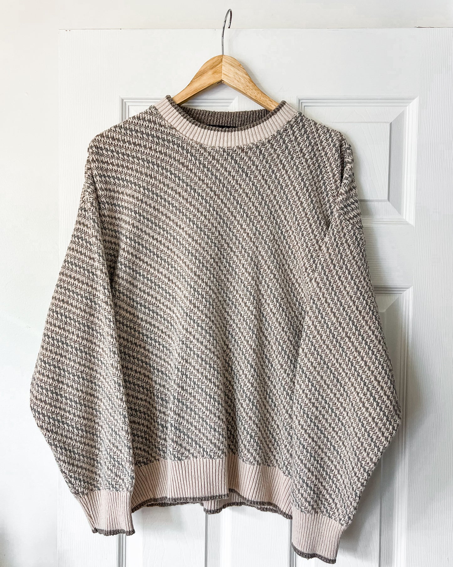 Geoffrey Beene Striped Knitted Sweater