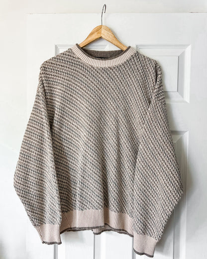 Geoffrey Beene Striped Knitted Sweater