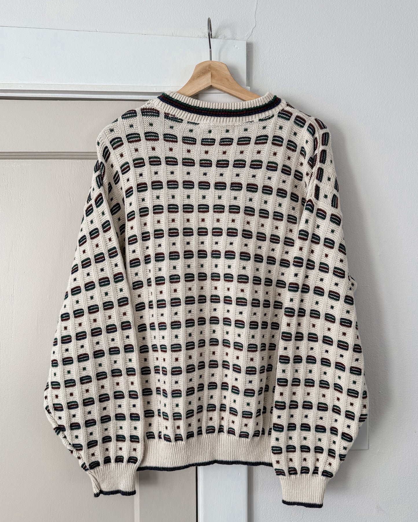 Northcrest Patterned Knitted Sweater