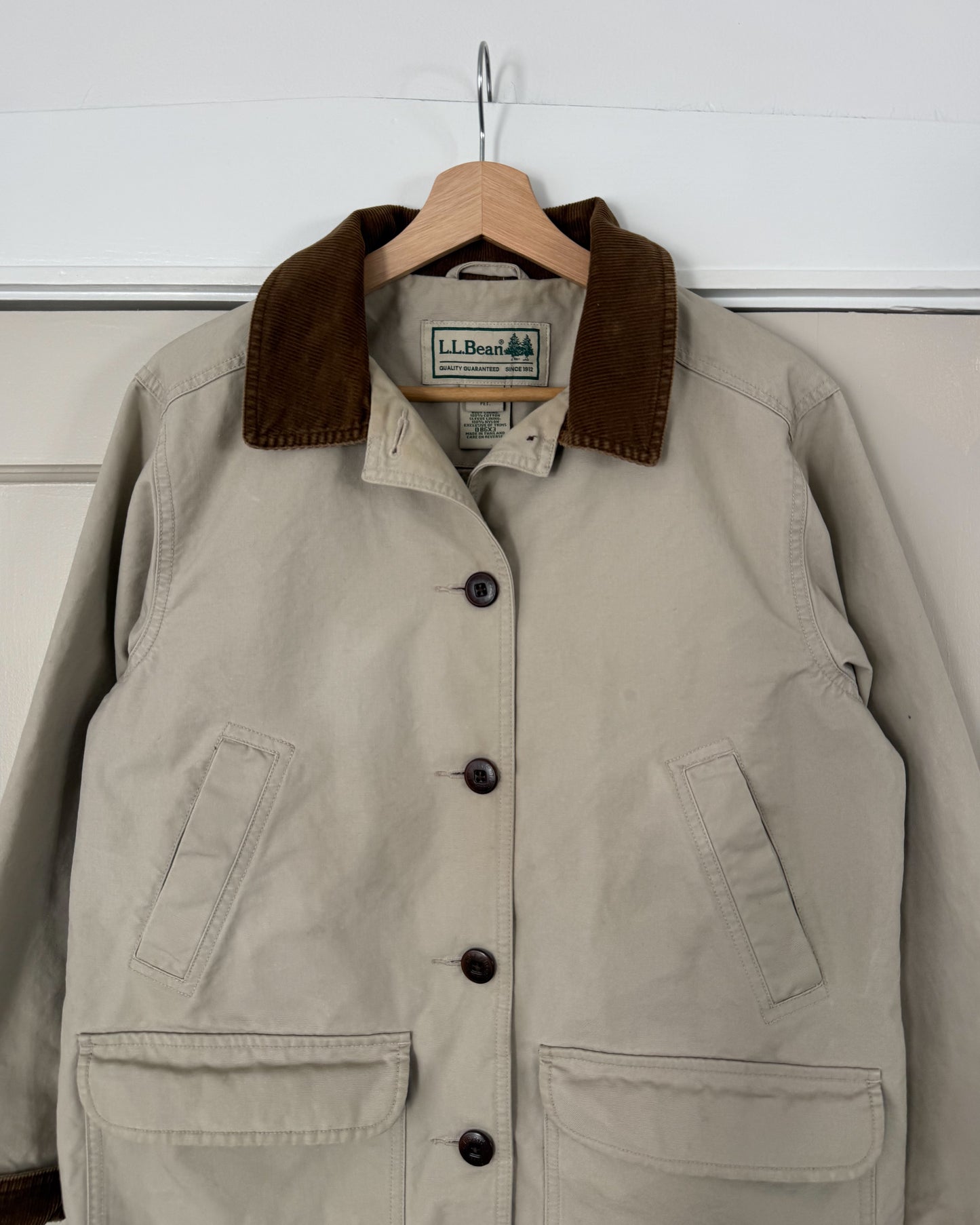 L.L. Bean Chore Coat Fish & Deer Lined